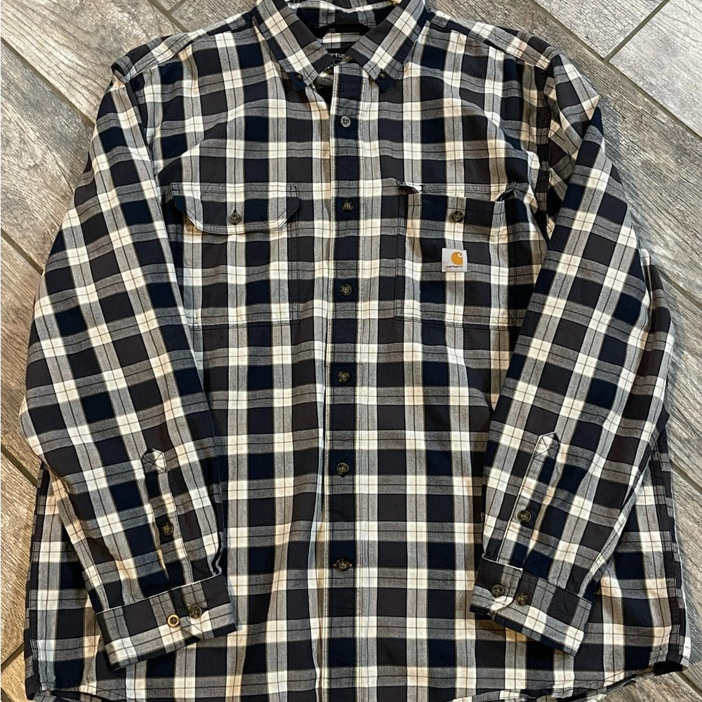 Carhartt LOOSE FIT MIDWEIGHT CHAMBRAY LONG-SLEEVE SHIRT - Picture 2 of 4